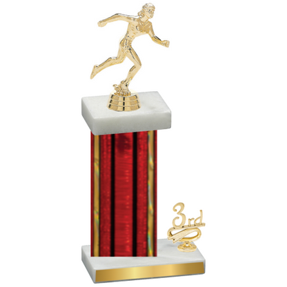 Accented Single Red Glacier Third Place Running Trophy