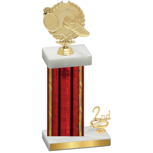 Accented Single Red Glacier Second Place Running Trophy