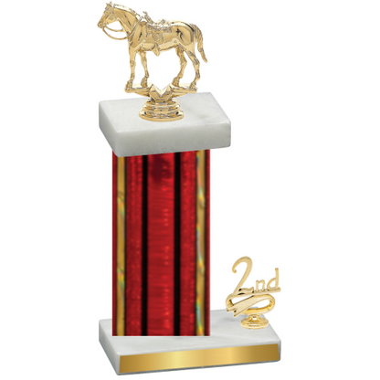 Accented Single Red Glacier Second Place Horses Trophy