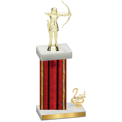 Accented Single Red Glacier Second Place Archery Trophy