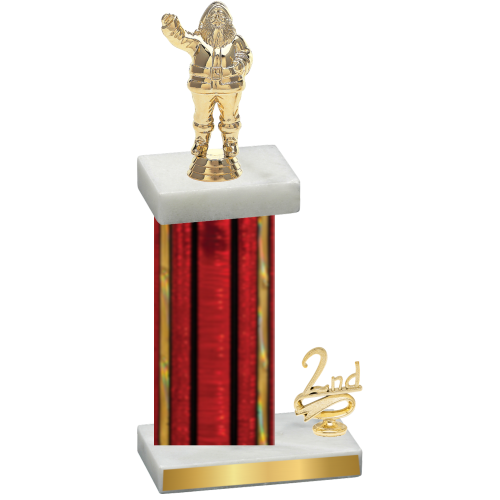 Accented Single Red Glacier Second Place Holiday Trophy