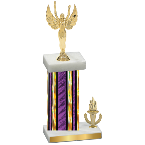 Accented Single Purple Glacier Victory Victory Trophy