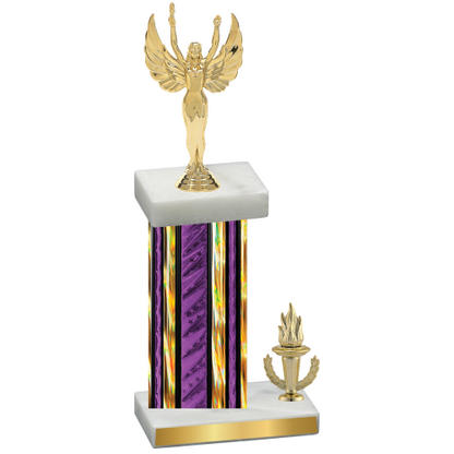 Accented Single Purple Glacier Victory Victory Trophy