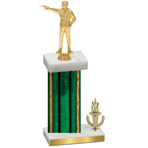 Accented Single Green Glacier Victory Shooter Trophy