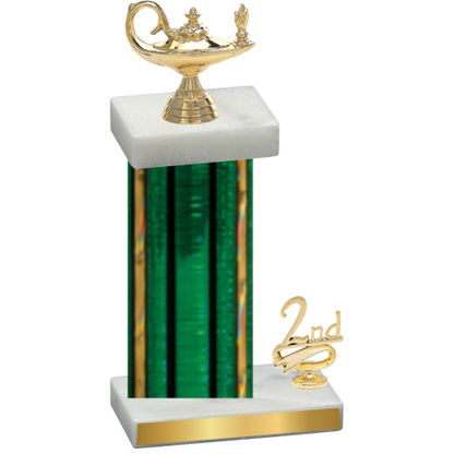 Accented Single Green Glacier Second Place Academics Trophy