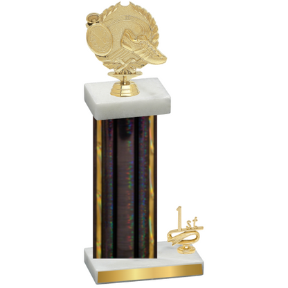 Accented Single Black Glacier First Place Running Trophy