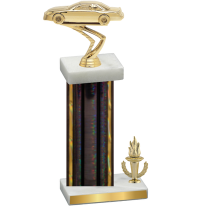 Accented Single Black Glacier Victory Cars Trophy