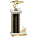Accented Single Black Glacier First Place Cars Trophy