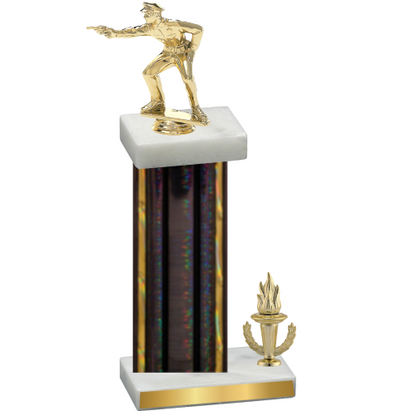 Accented Single Black Glacier Victory Shooter Trophy