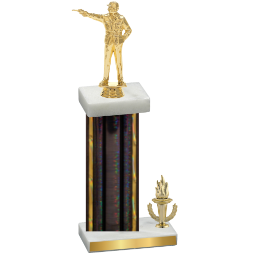 Accented Single Black Glacier Victory Shooter Trophy