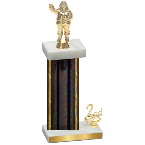 Accented Single Black Glacier Second Place Holiday Trophy