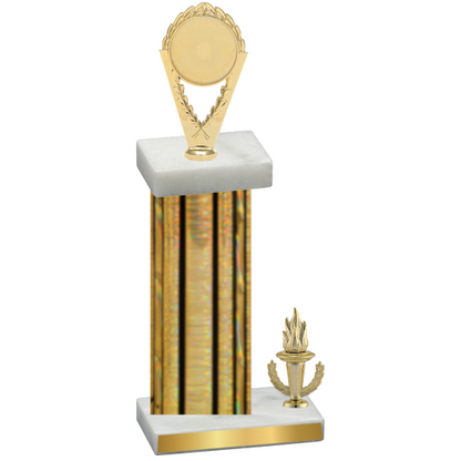 Accented Single Gold Glacier Victory Insert Trophy