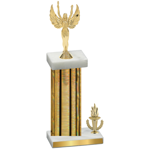 Accented Single Gold Glacier Victory Victory Trophy