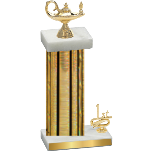 Accented Single Gold Glacier First Place Academics Trophy