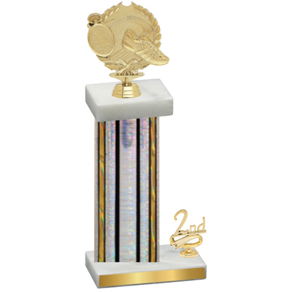 Accented Single Silver Glacier Second Place Running Trophy