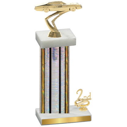 Accented Single Silver Glacier Second Place Cars Trophy