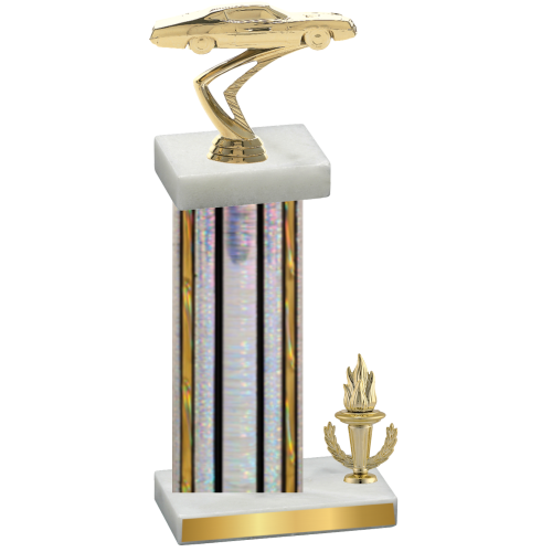 Accented Single Silver Glacier Victory Cars Trophy