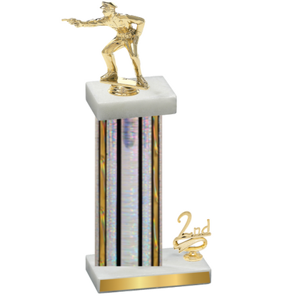 Accented Single Silver Glacier Second Place Shooter Trophy
