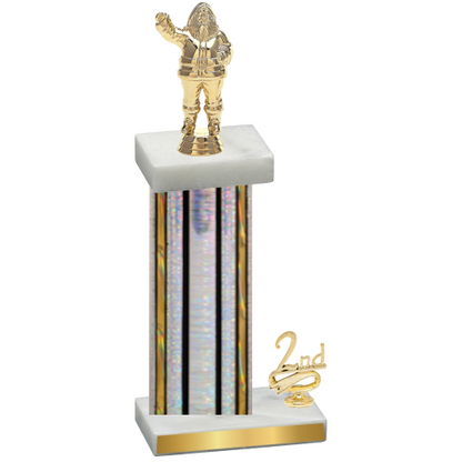 Accented Single Silver Glacier Second Place Holiday Trophy