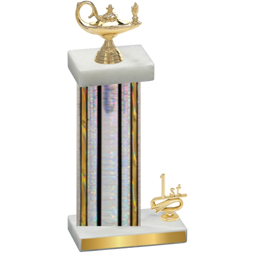 Accented Single Silver Glacier First Place Academics Trophy