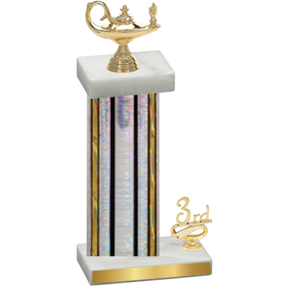 Accented Single Silver Glacier Third Place Academics Trophy