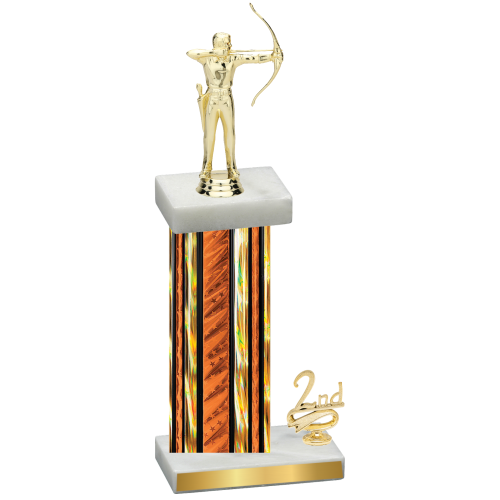 Accented Single Orange Glacier Second Place Archery Trophy