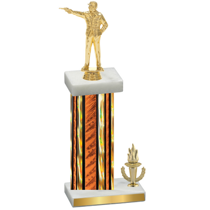 Accented Single Orange Glacier Victory Shooter Trophy