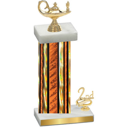 Accented Single Orange Glacier Second Place Academics Trophy