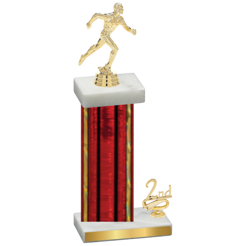 Accented Single Red Glacier Second Place Running Trophy