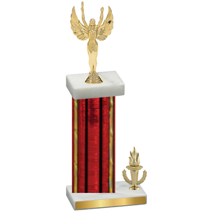 Accented Single Red Glacier Victory Victory Trophy