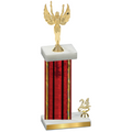 Accented Single Red Glacier Year Victory Trophy
