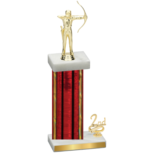 Accented Single Red Glacier Second Place Archery Trophy