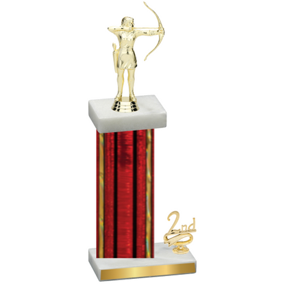 Accented Single Red Glacier Second Place Archery Trophy
