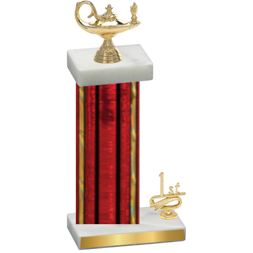 Accented Single Red Glacier First Place Academics Trophy