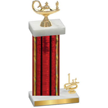 Accented Single Red Glacier First Place Academics Trophy