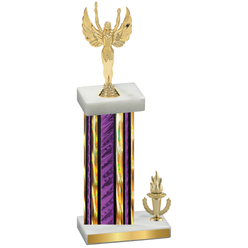 Accented Single Purple Glacier Victory Victory Trophy