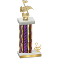 Accented Single Purple Glacier Second Place Music Trophy