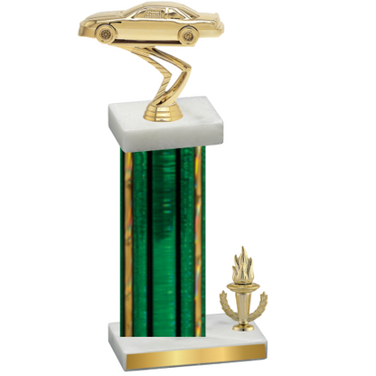 Accented Single Green Glacier Victory Cars Trophy