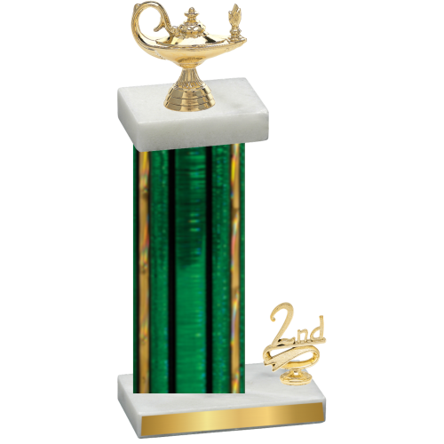 Accented Single Green Glacier Second Place Academics Trophy