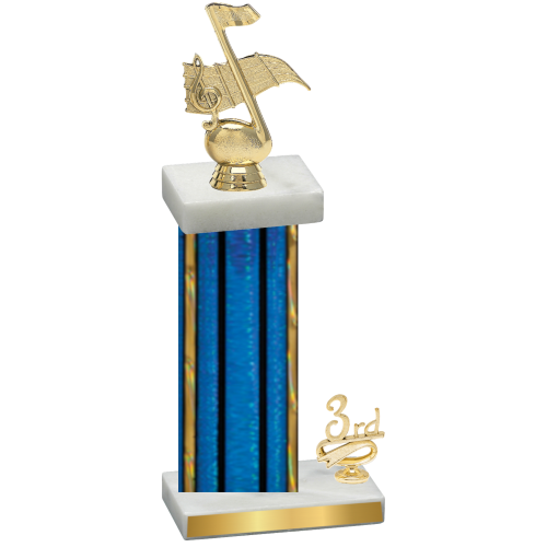 Accented Single Blue Glacier Third Place Music Trophy