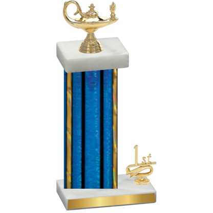 Accented Single Blue Glacier First Place Academics Trophy