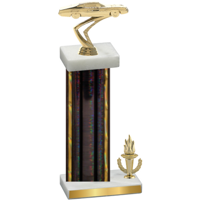 Accented Single Black Glacier Victory Cars Trophy