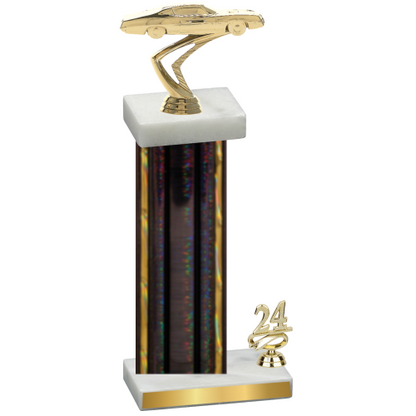 Accented Single Black Glacier Year Cars Trophy