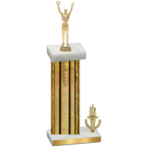 Accented Single Gold Glacier Victory Victory Trophy
