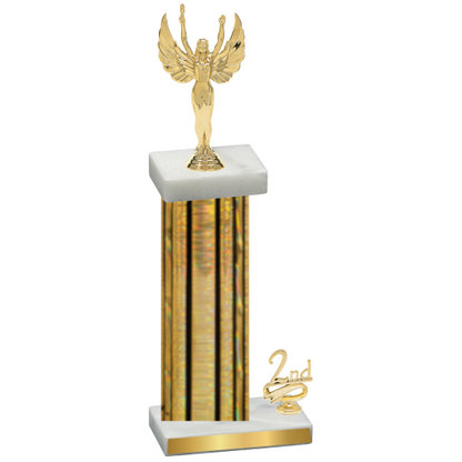 Accented Single Gold Glacier Second Place Victory Trophy