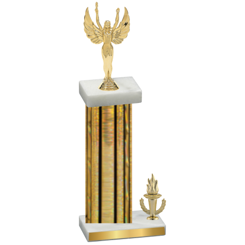 Accented Single Gold Glacier Victory Victory Trophy