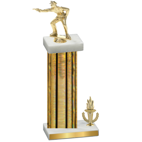 Accented Single Gold Glacier Victory Shooter Trophy