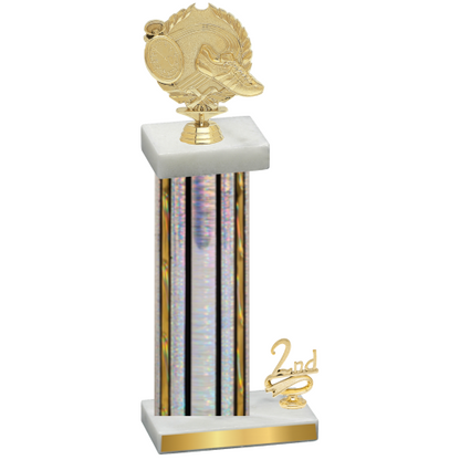 Accented Single Silver Glacier Second Place Running Trophy