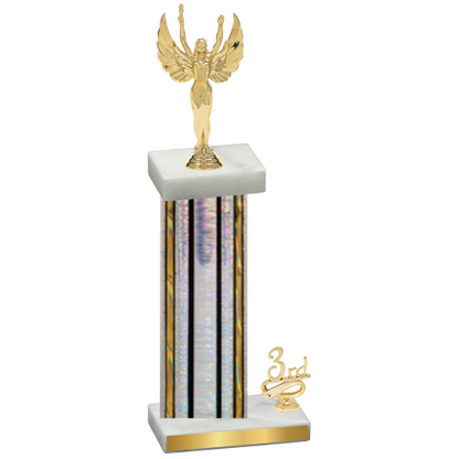 Accented Single Silver Glacier Third Place Victory Trophy