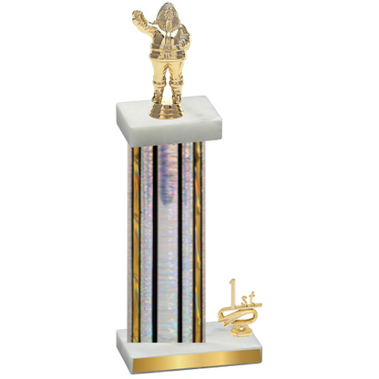 Accented Single Silver Glacier First Place Holiday Trophy